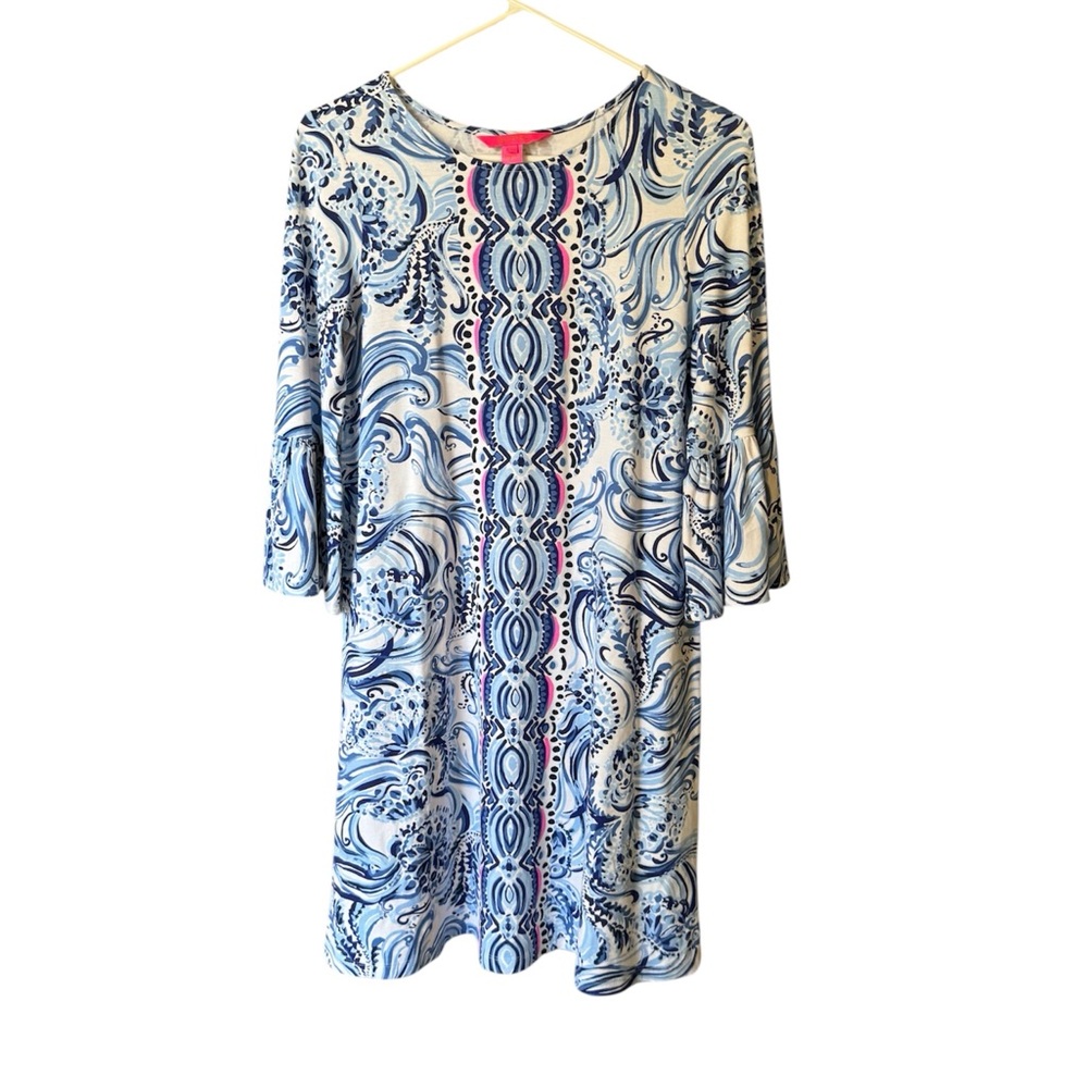 Lilly Pulitzer Blue and Pink Patterned dresses